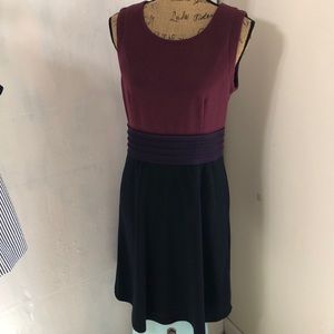 41 Hawthorn Dress Colorblock Knit Sleeveless XL